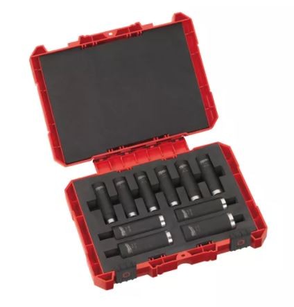 Coffret 10 douilles 1/2 Shockwave